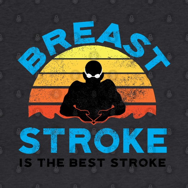 Retro Mens Breast Stroke Swimmer by atomguy